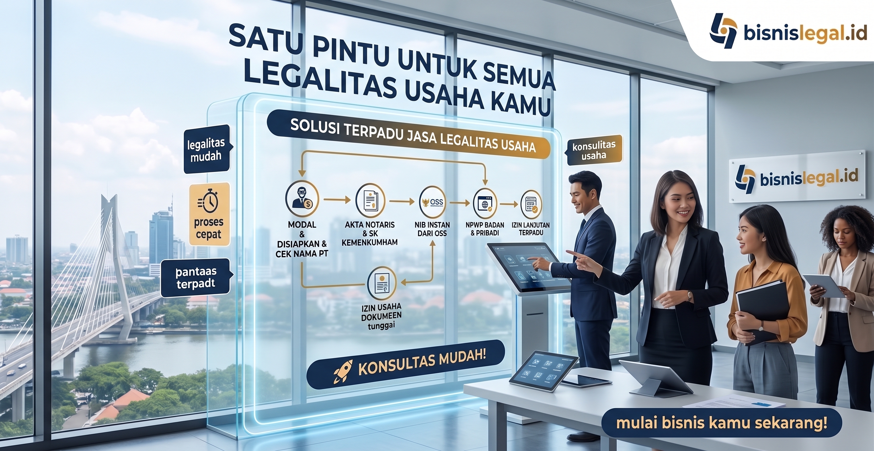 Satu Pintu untuk Semua Legalitas Usaha Kamu: Dari Akta PT sampai Izin Operasional