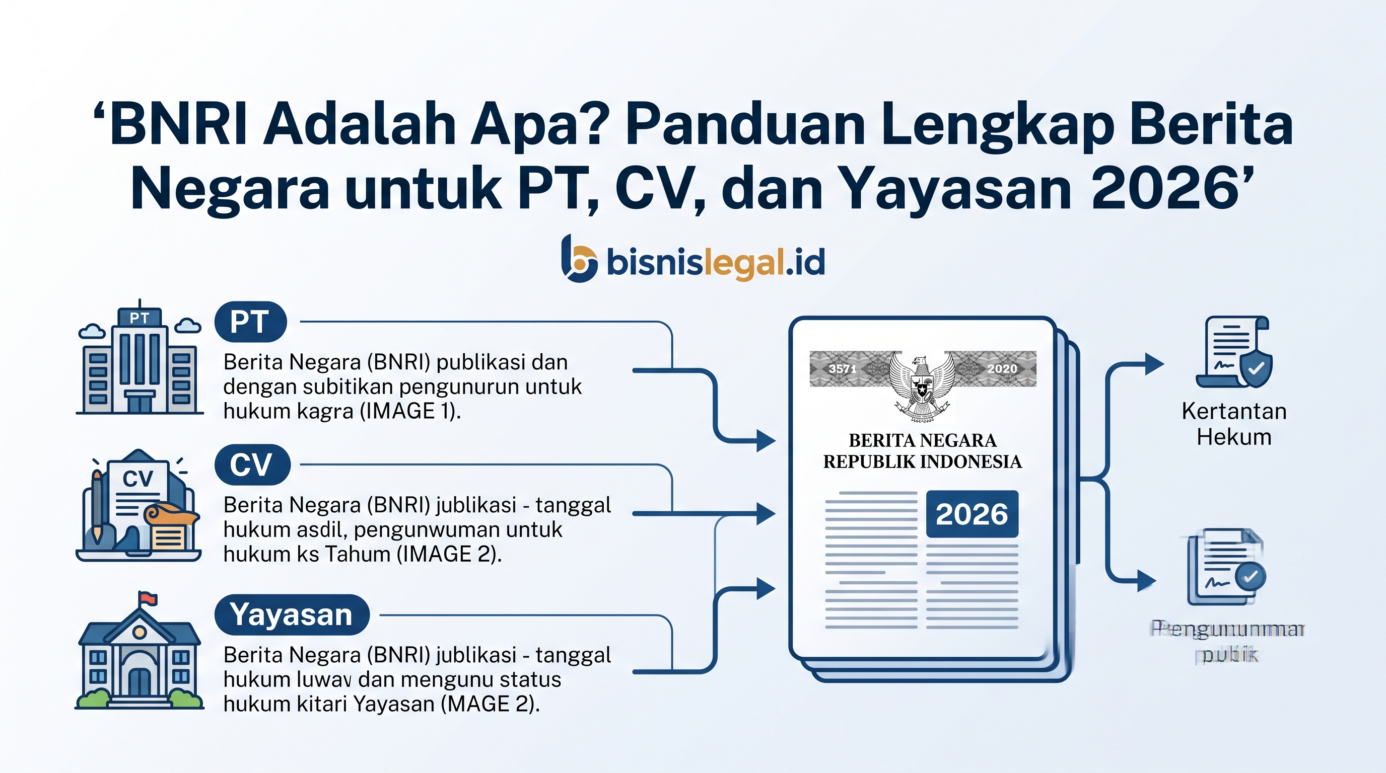 BNRI Adalah Penentu Sah Tidaknya Badan Hukum Kamu, Ini Penjelasan Lengkapnya 