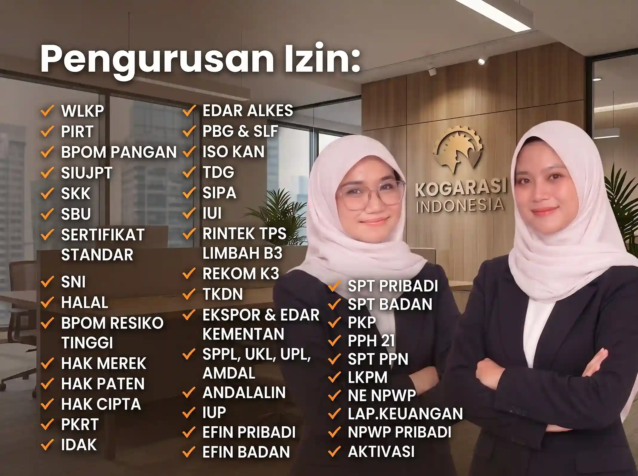 33+ Izin Lainnya